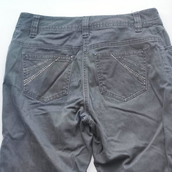 Reitmans flare jeans women's junior size 7 black - Picture 4 of 14